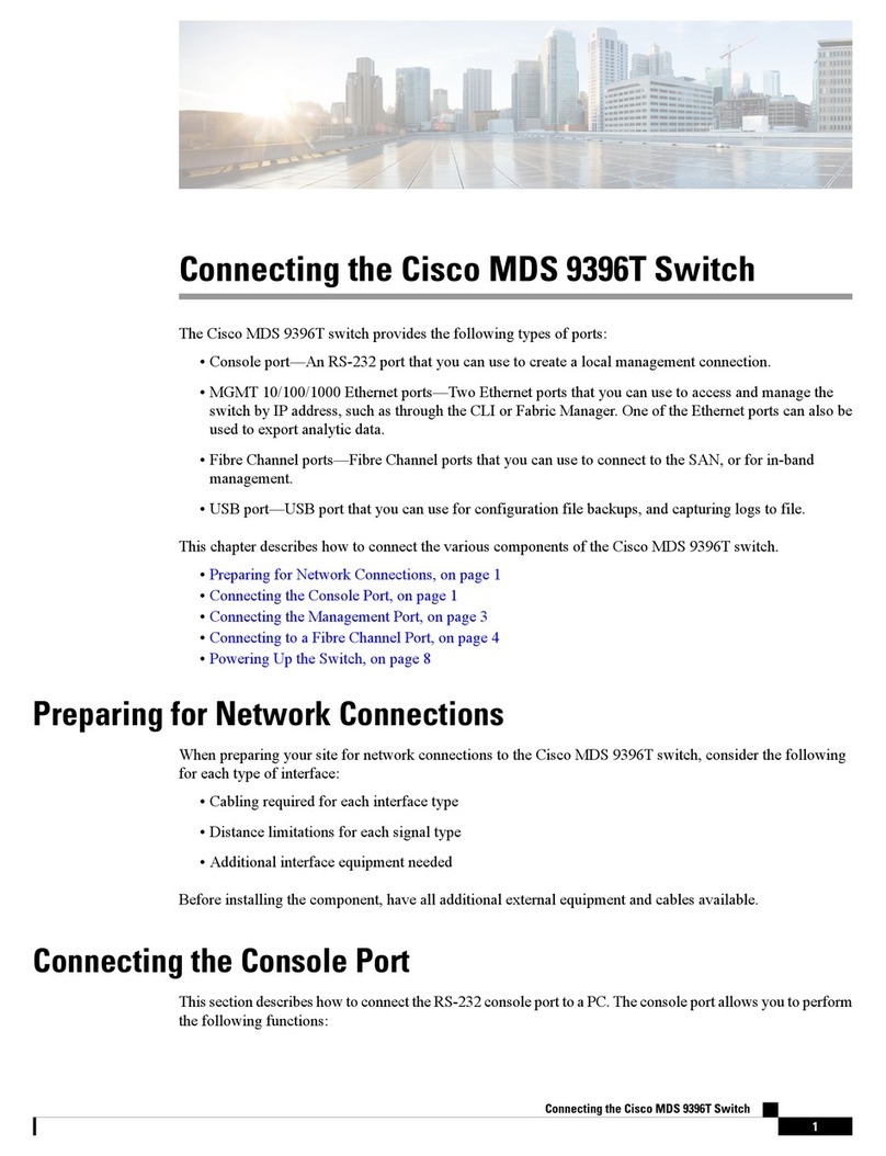 Cisco MDS 9396T Quick start guide