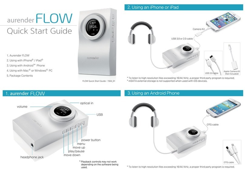 Aurender FLOW User manual