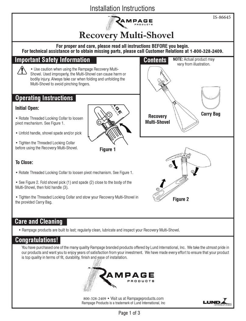 Rampage 86645 installation instructions