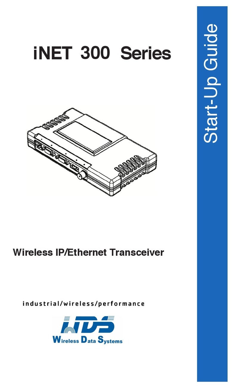 WDS iNET 300 Series Startup guide