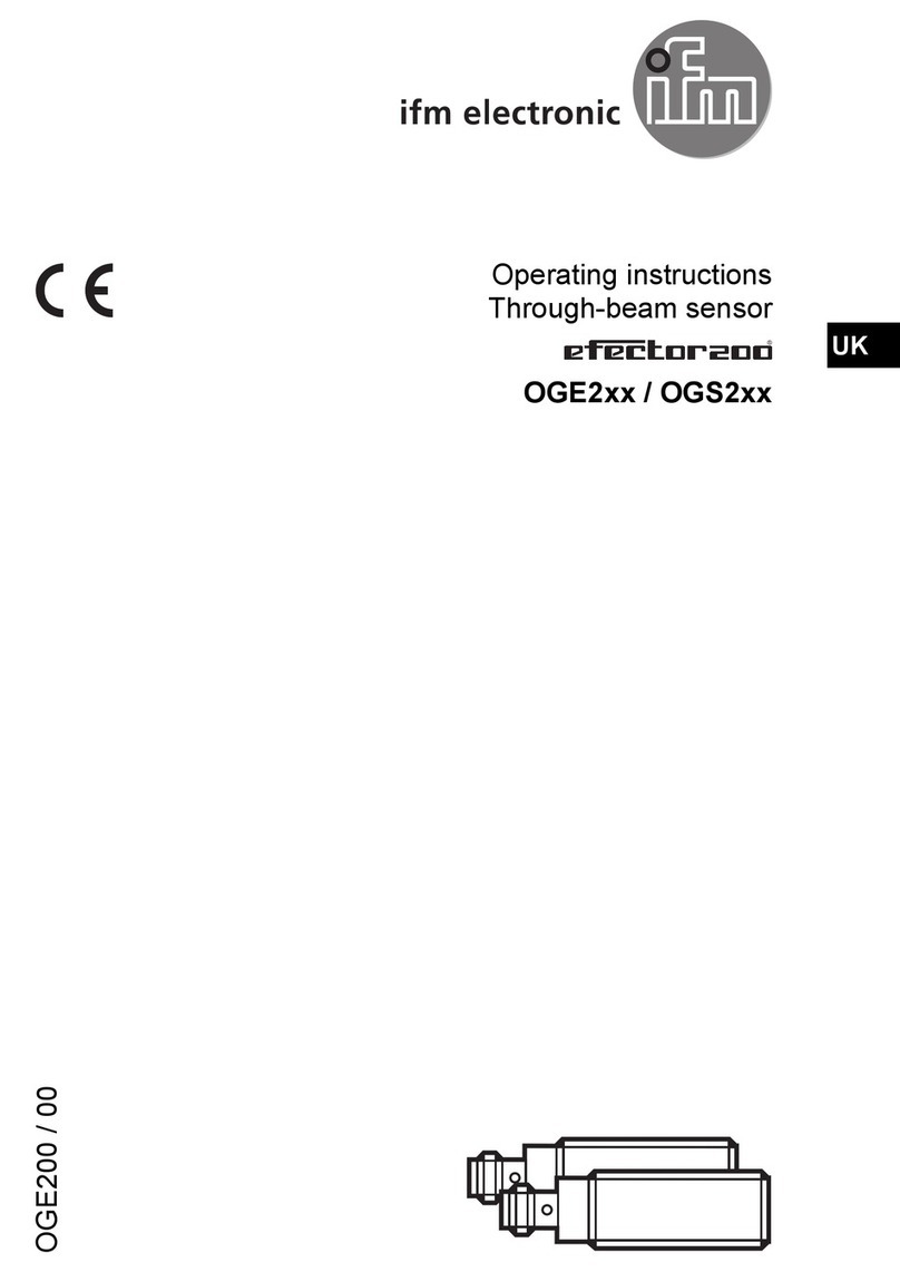 IFM Electronic Efectror 200 OGE2 Series operating instructions