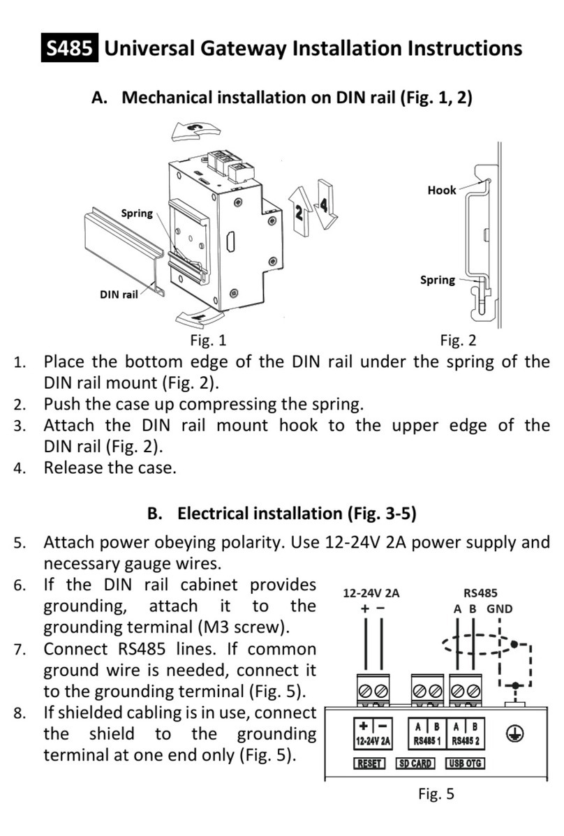 WEBLE S485 installation instructions