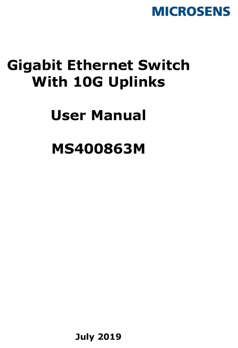 Microsens MS400863M user manual