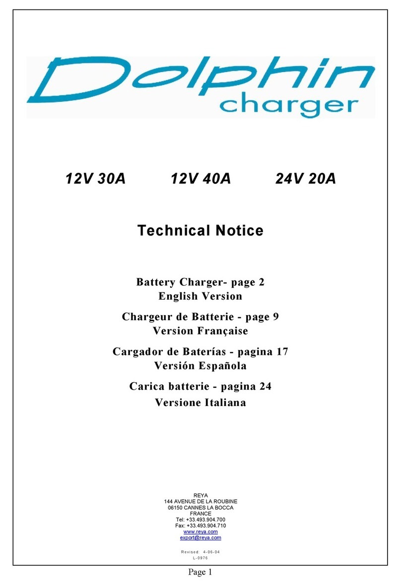 Dolphin 12V40A TECHNICAL NOTICE