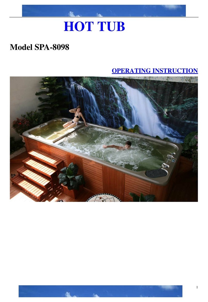 JNJ SPAS SPA-8098 operating instructions