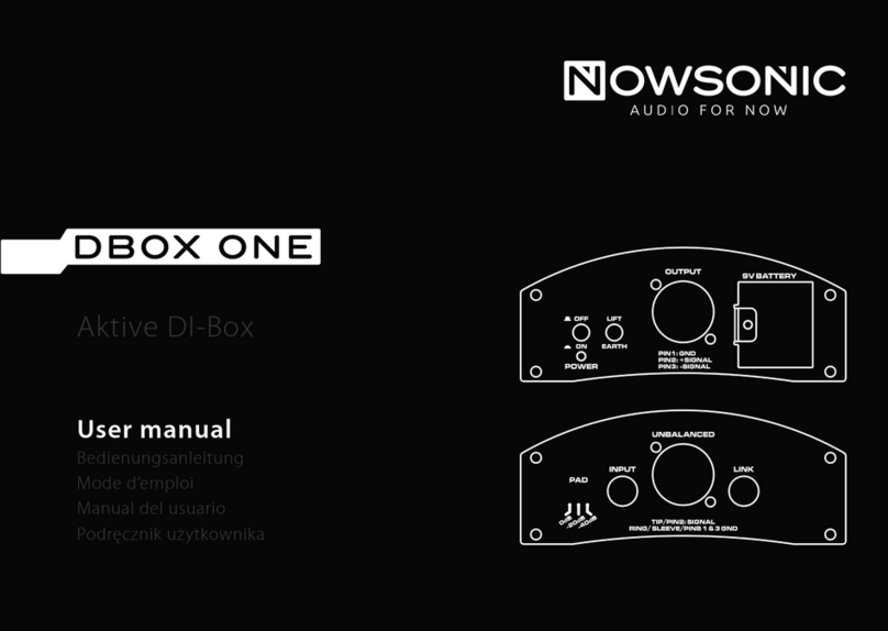 Nowsonic DBOX ONE user manual