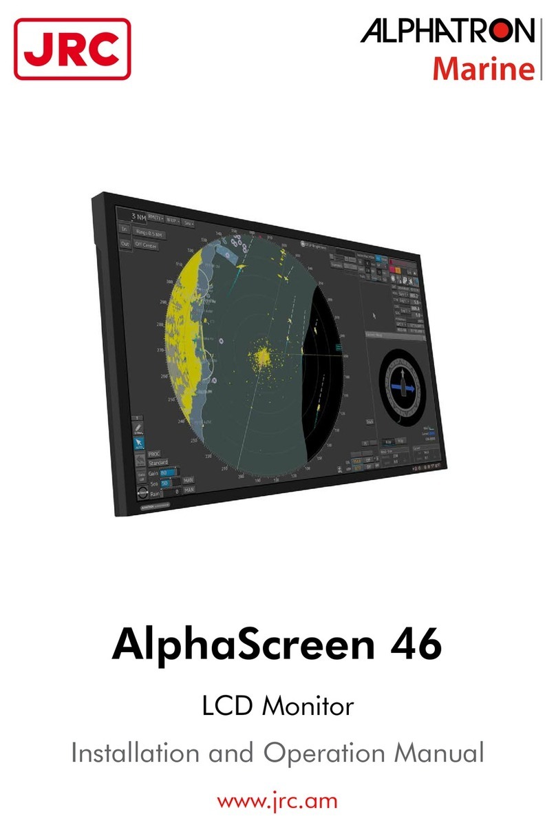 JRC ALPHATRON Marine AlphaScreen 46 User manual