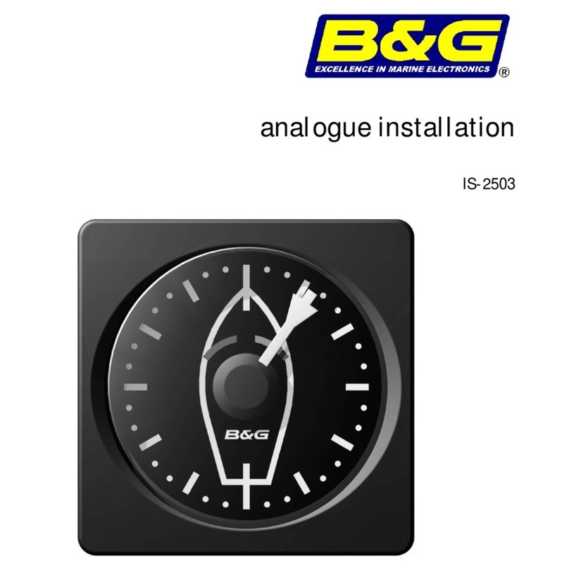 B&G h1000 pilot Installation