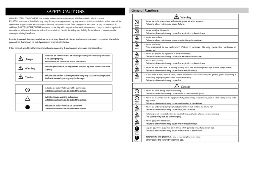 Fujitsu FTP-638WSL User manual