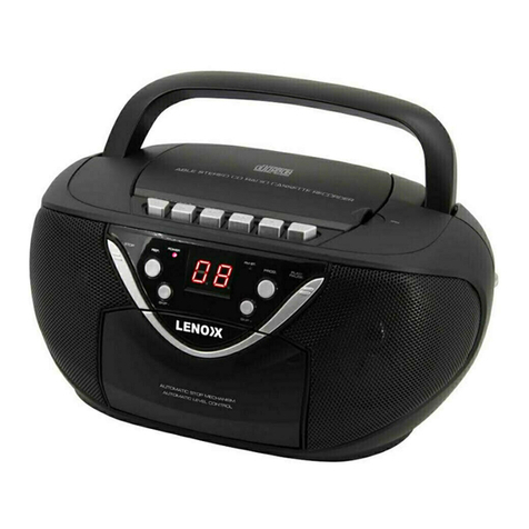 Lenoxx CD815 User manual