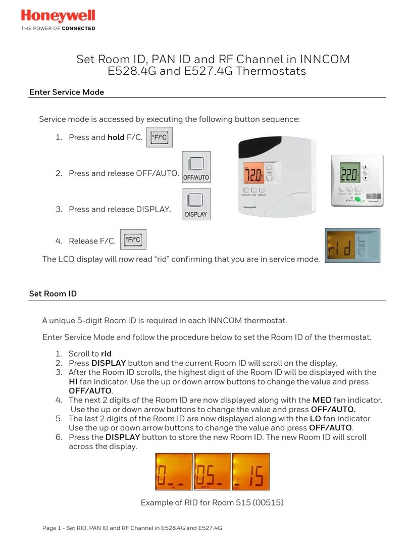 Honeywell INNCOM E528.4G User manual