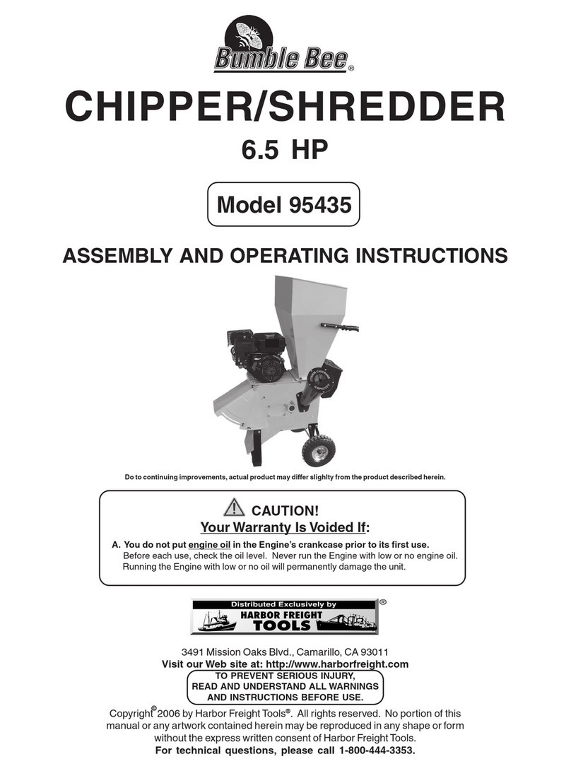 Bumble Bee 95435 Assembly and operating instructions