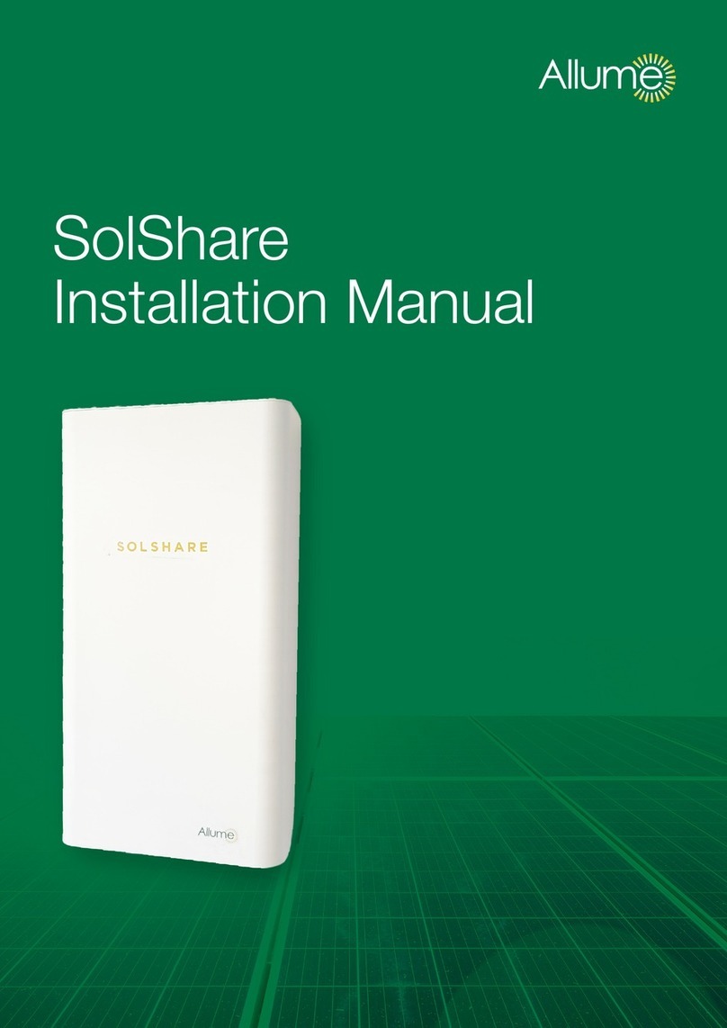 Allume SolShare User manual