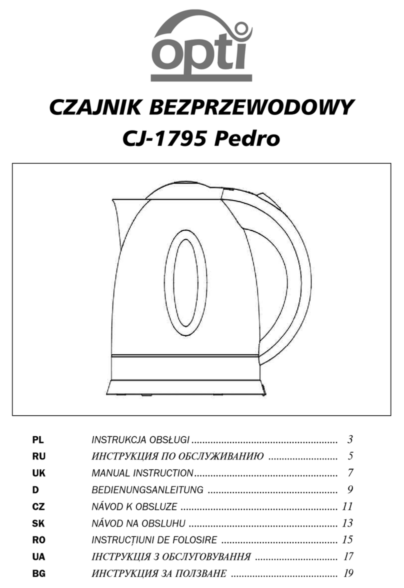 OPTi CJ-1795 Pedro instruction manual