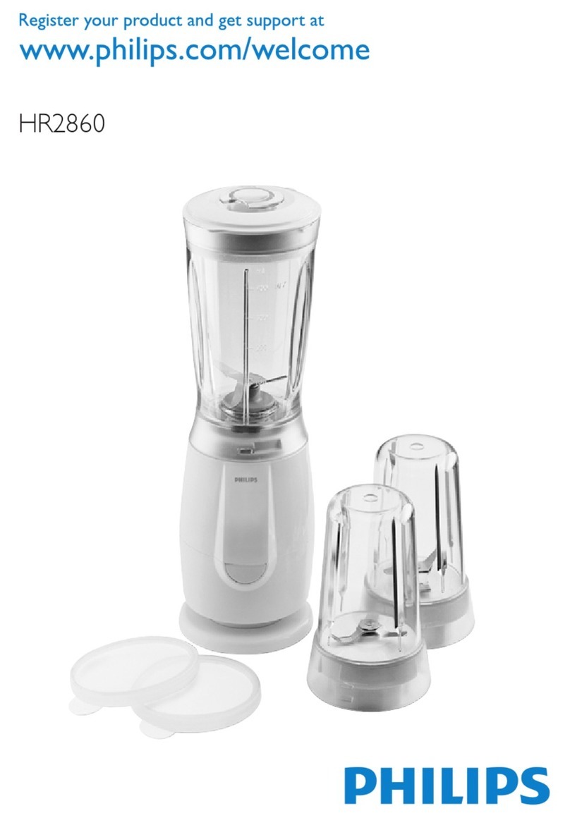 Philips HR2860 user manual