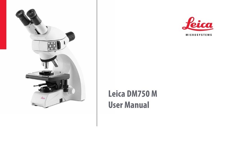 Leica DM750 M user manual