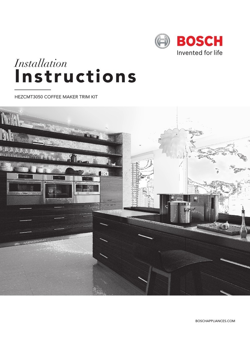 Bosch HEZCMT3050 User manual