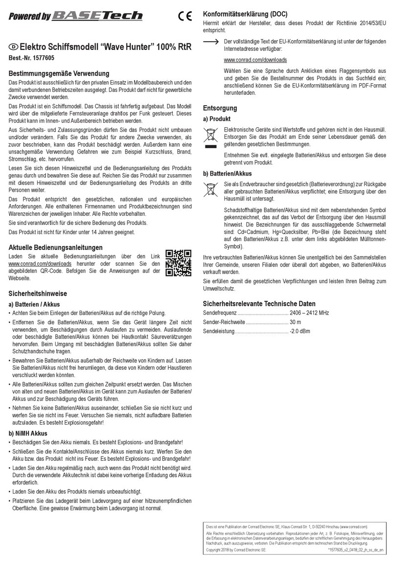 BASETech Wave Hunter 1577605 user manual