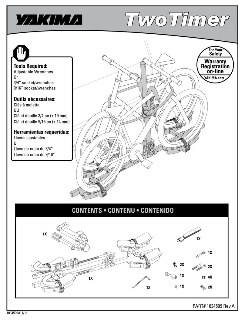 Yakima twotimer User manual