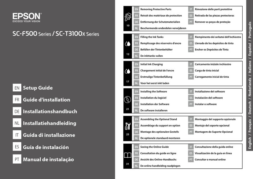 Epson SC-F500 Series User manual
