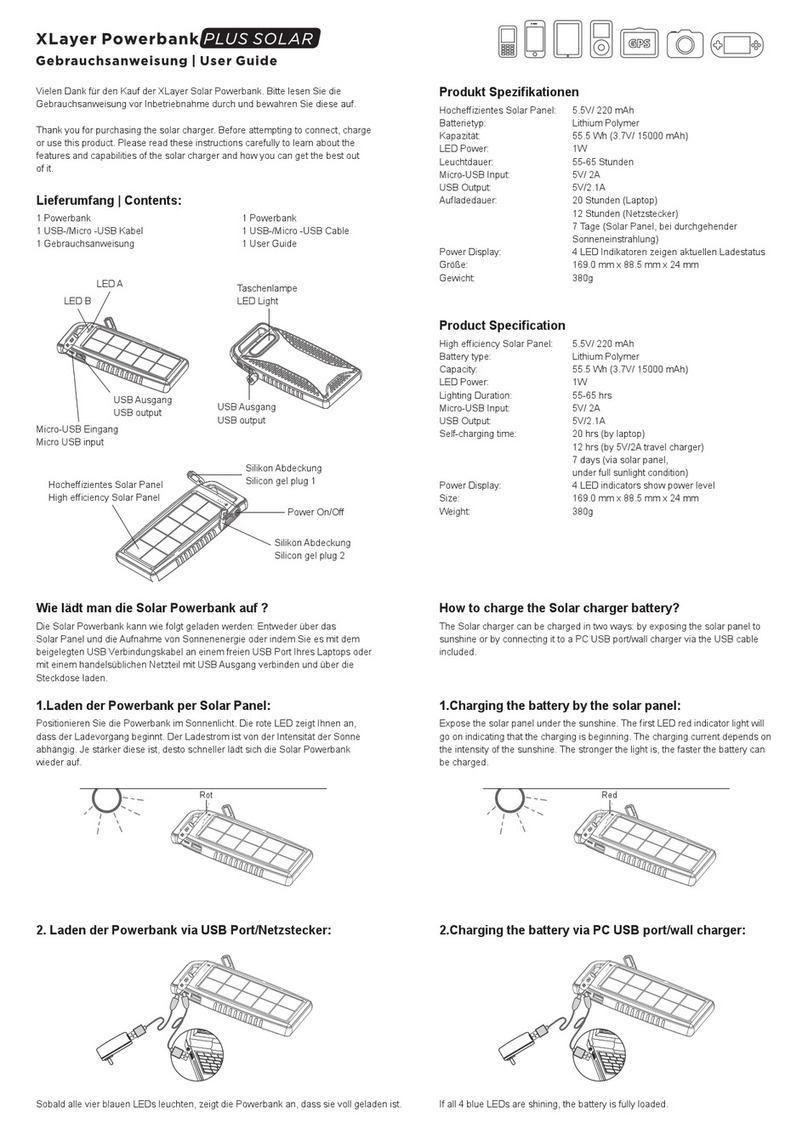 XLAYER Plus Solar user guide