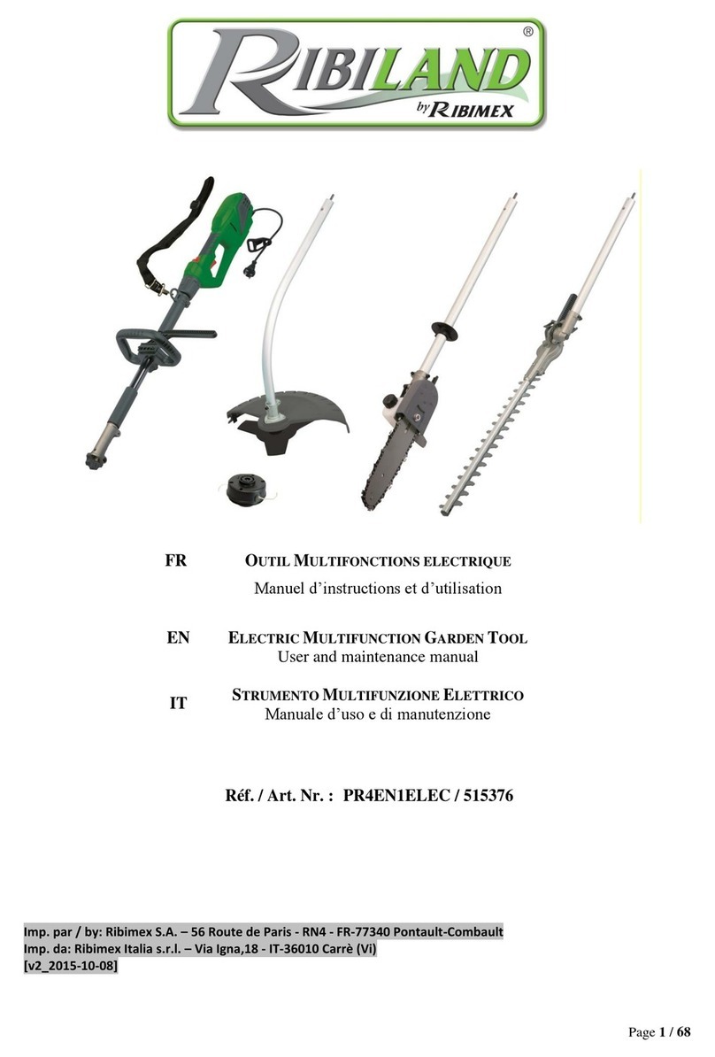 Ribimex Ribiland PR4EN1ELEC User and maintenance manual
