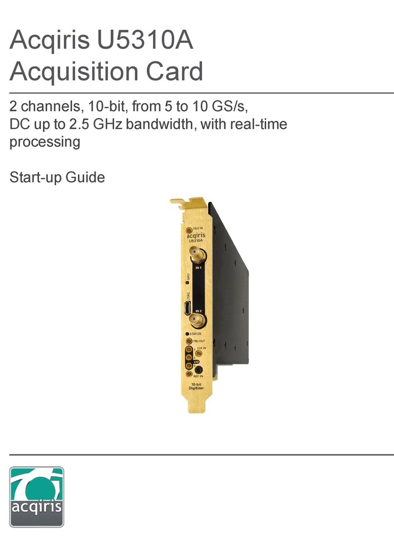 Acqiris U5310A Startup guide