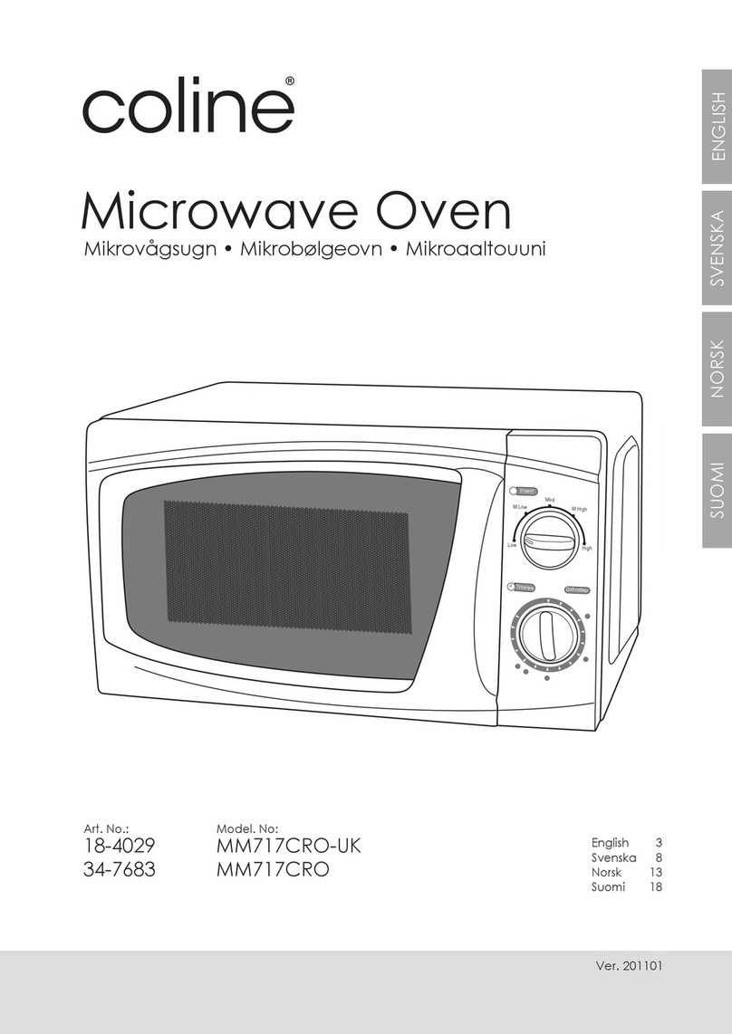 Coline MM717CRO-UK instruction manual