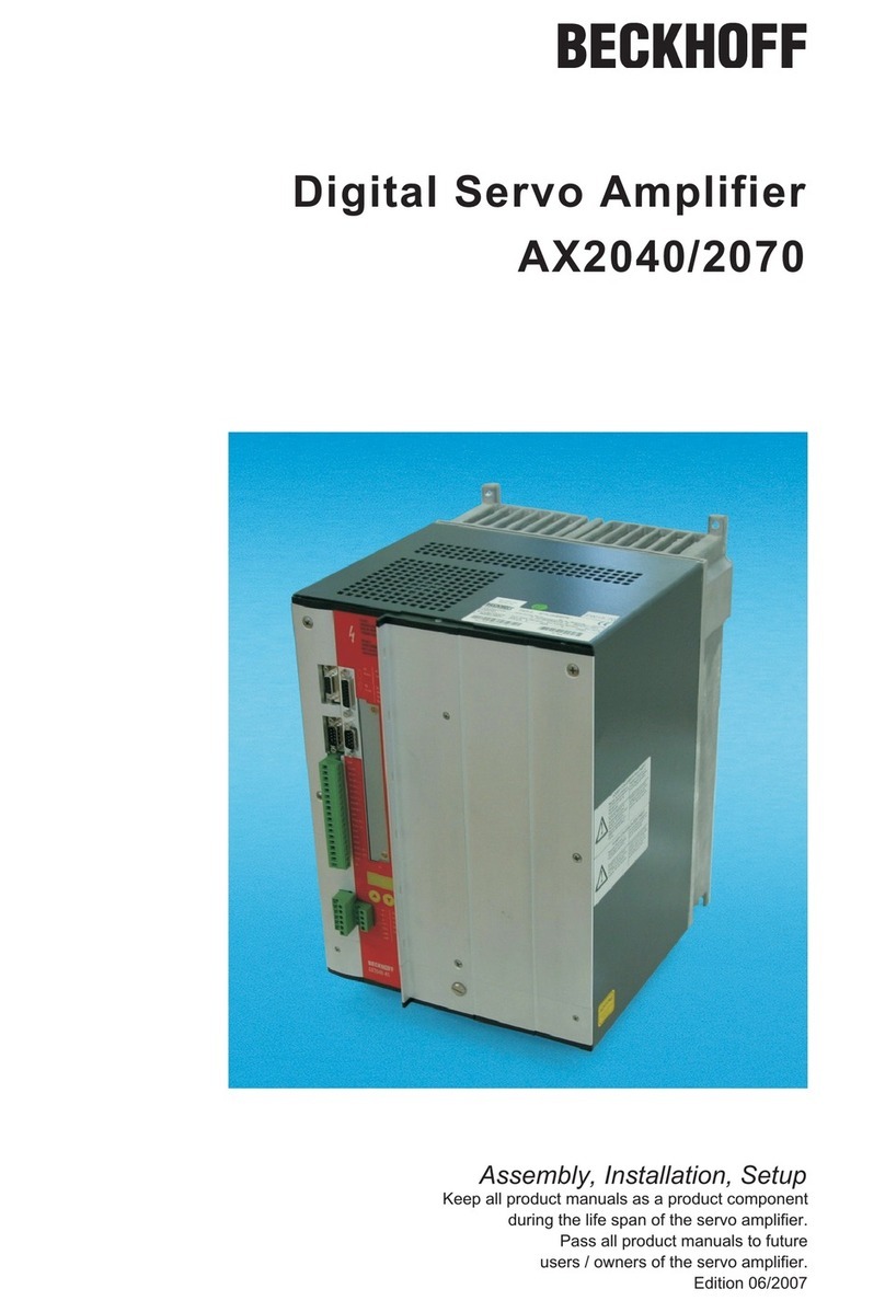 Beckhoff AX2070 User manual