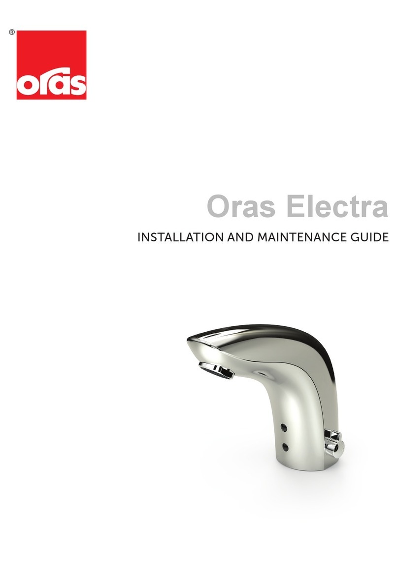 Oras Electra Series Installation and maintenance guide