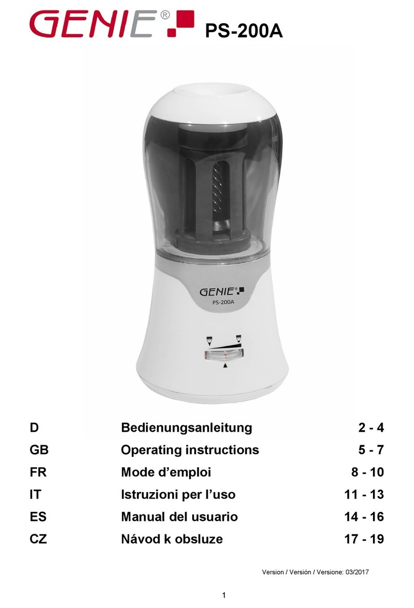 Genie PS-200A User manual