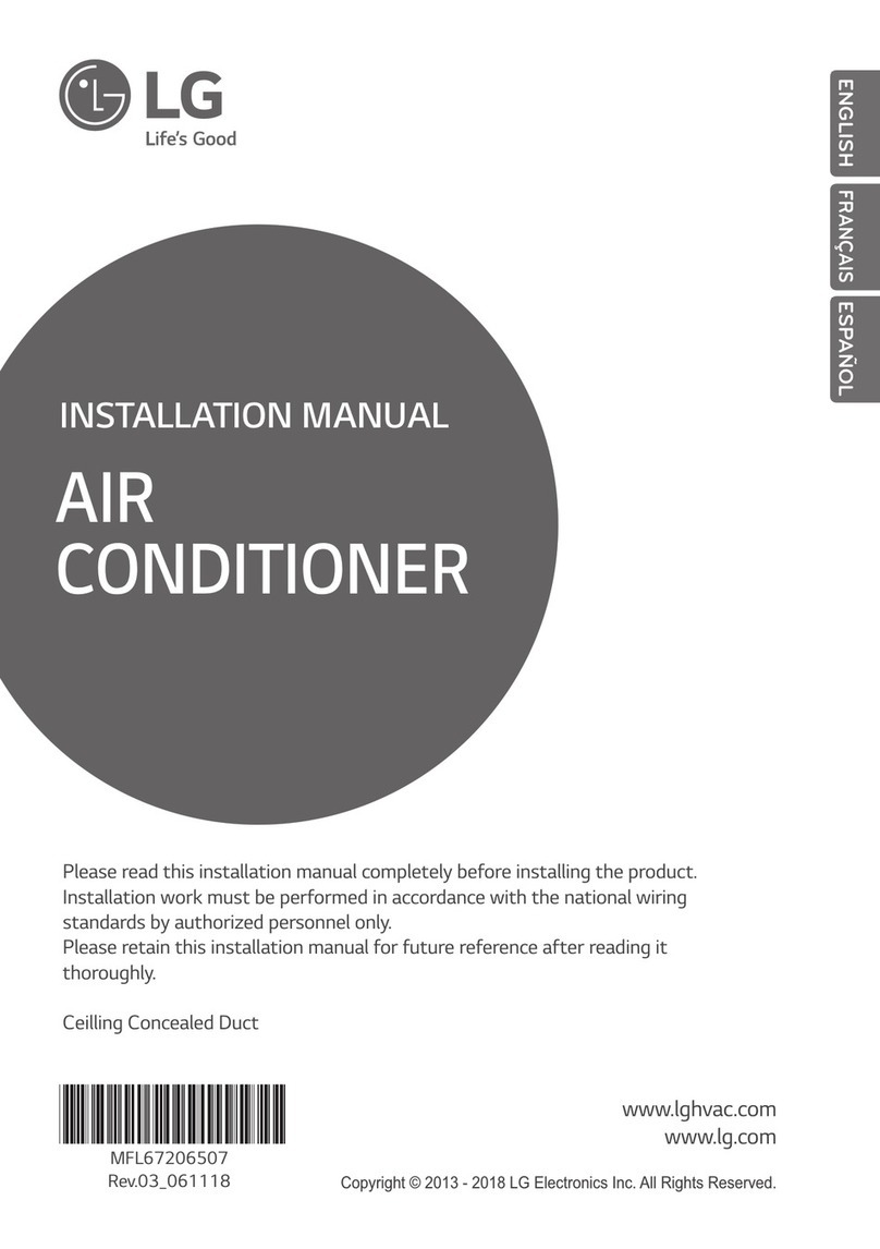 LG AMNW Series User manual