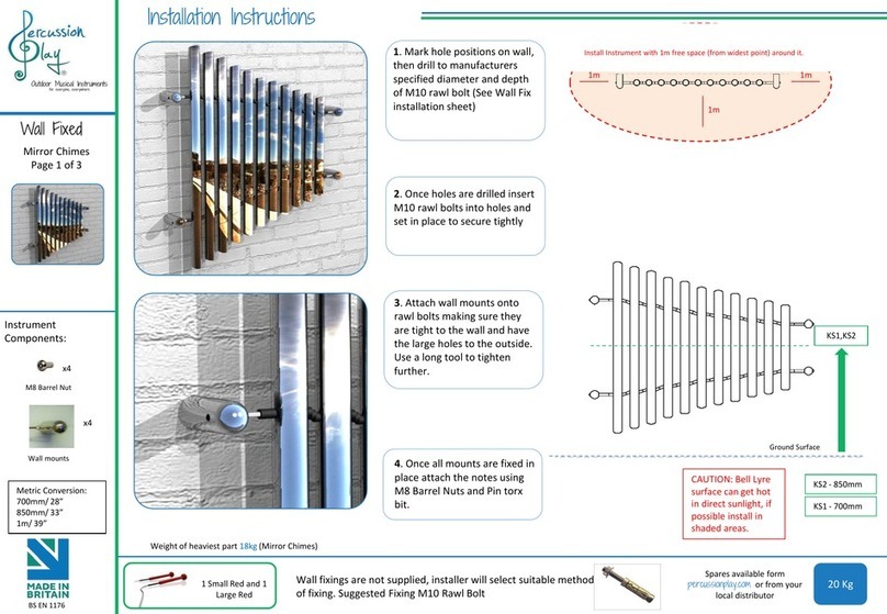 Percussion Play Mirror Chimes User manual