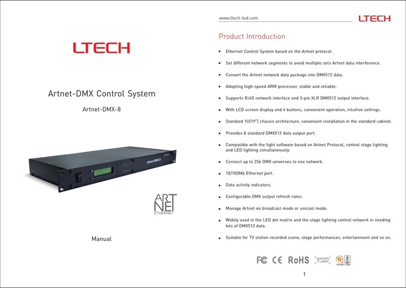 Ltech Artnet-DMX-8 User manual