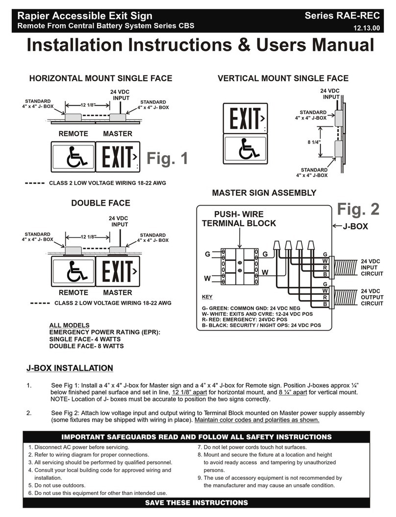 Signtex RAE-REC Series Manual