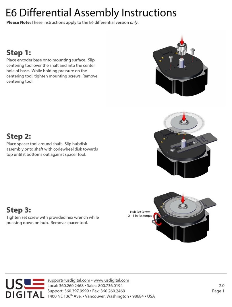 US Digital E6 Assembly instructions