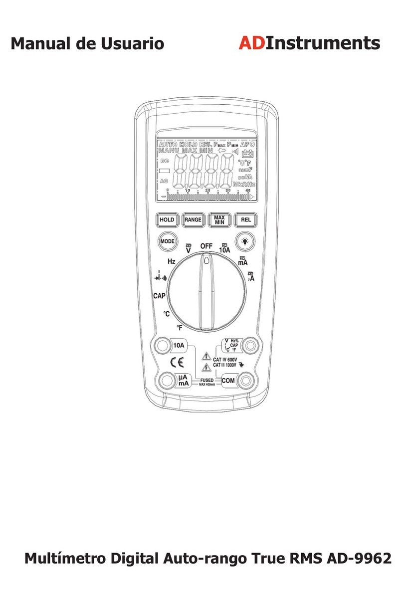 ADInstruments AD-9962 User manual