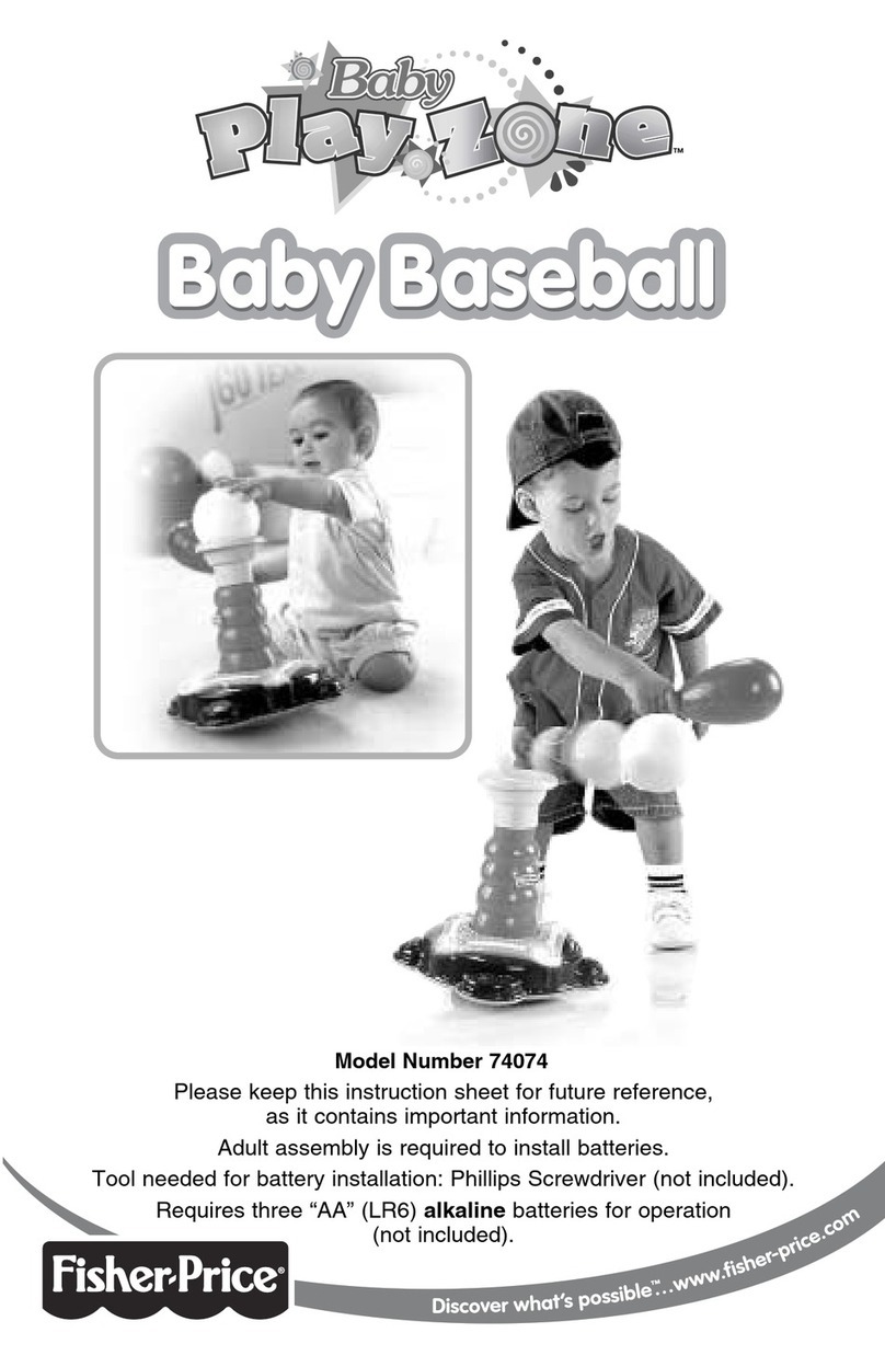 Fisher-Price Baby Play Zone 74074 instruction sheet