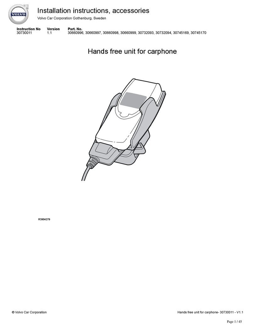 Volvo 30660998 installation instructions