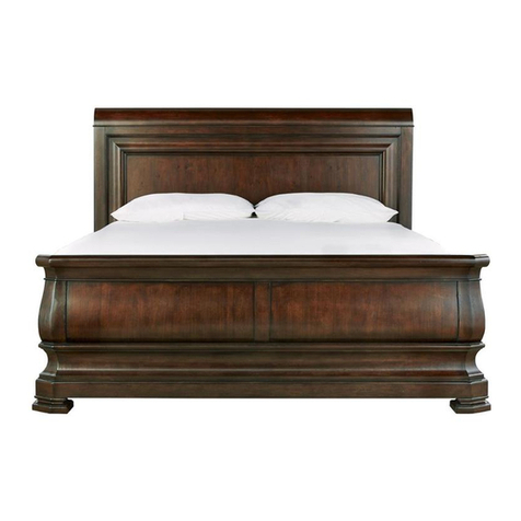 Universal Furniture Sleigh Bed Queen 5/0 instruction sheet Universal Furniture Sleigh Bed Queen 5/0 instruction sheet