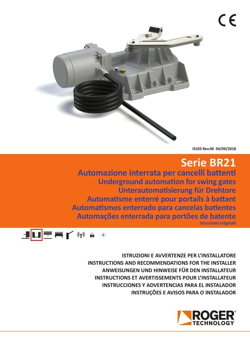 Roger Technology BR21 Series Operating instructions