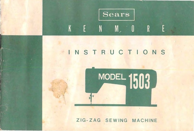 Sears Kenmore 1503 instructions