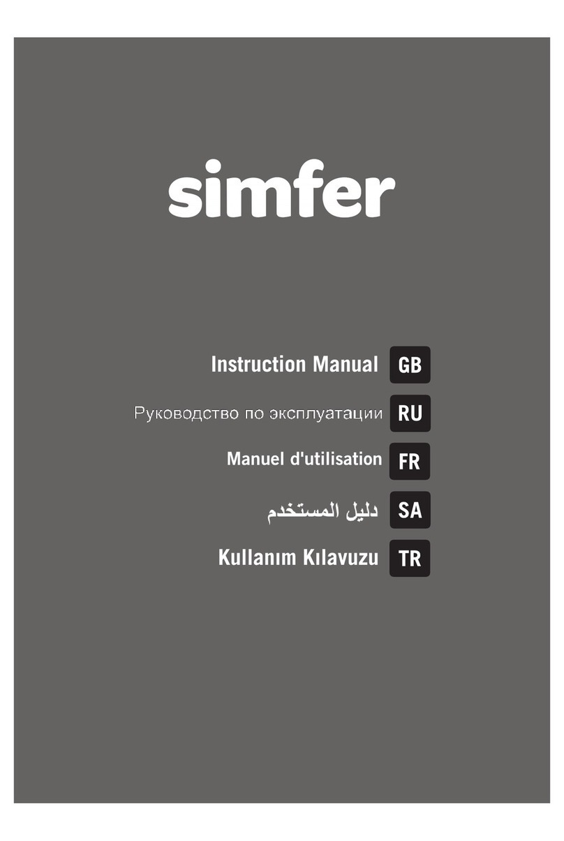 Simfer S 1550 WT User manual