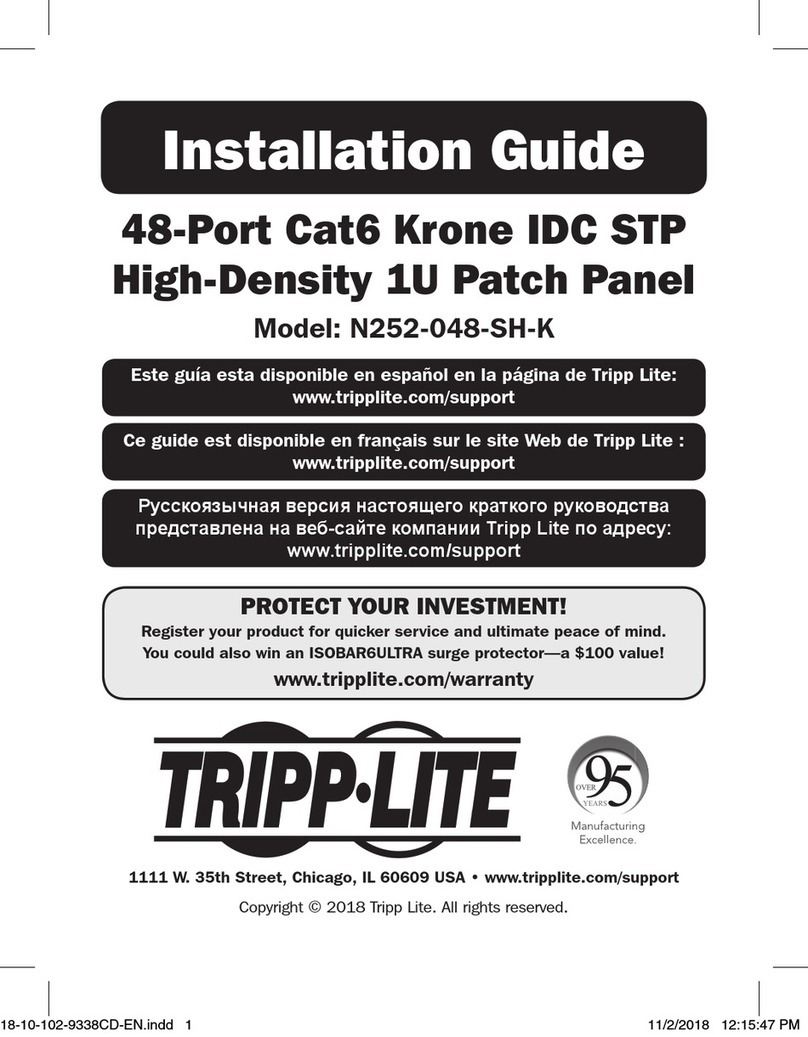 Tripp Lite N252-048-SH-K User manual Tripp Lite N252-048-SH-K User manual