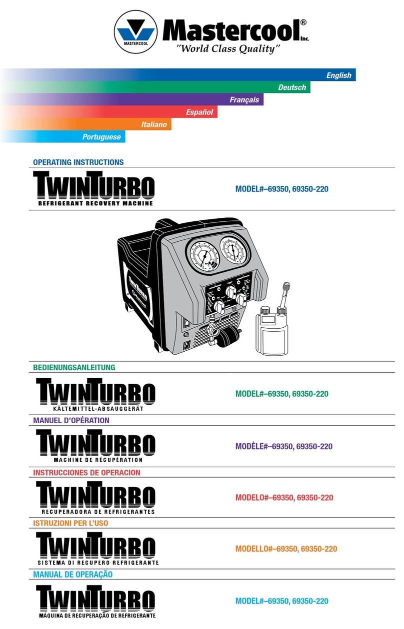 Master cool TwinTurbo 69350-220 operating instructions