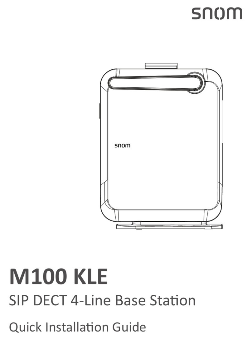 Snom M100 KLE User manual