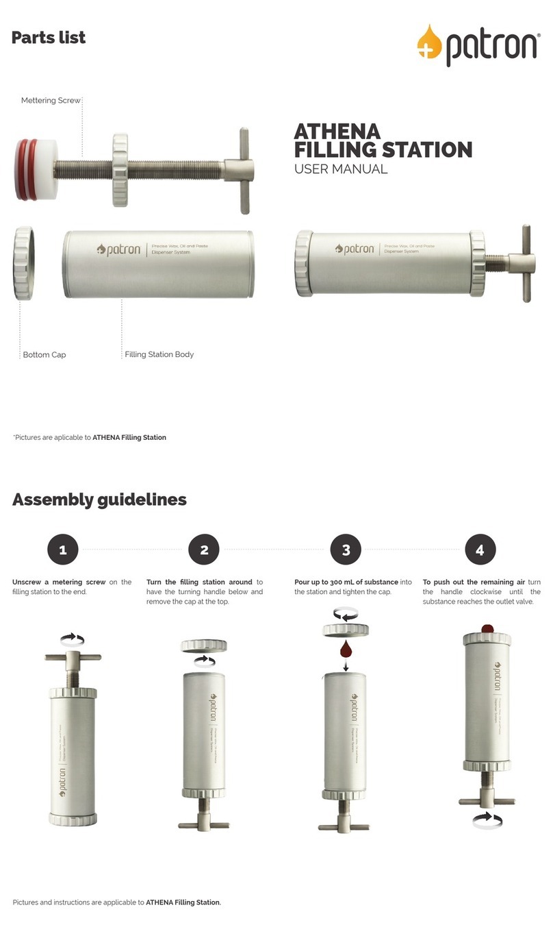 Patron ATHENA FILLING STATION User manual