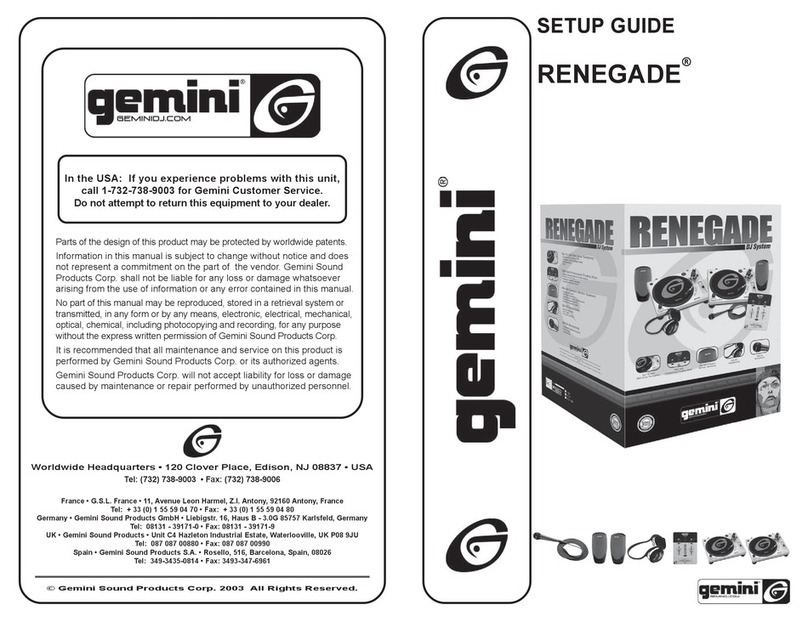 Gemini RENEGADE Setup guide
