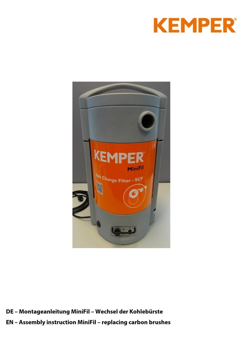 Kemper MiniFill Safe Change Filter Assembly instruction