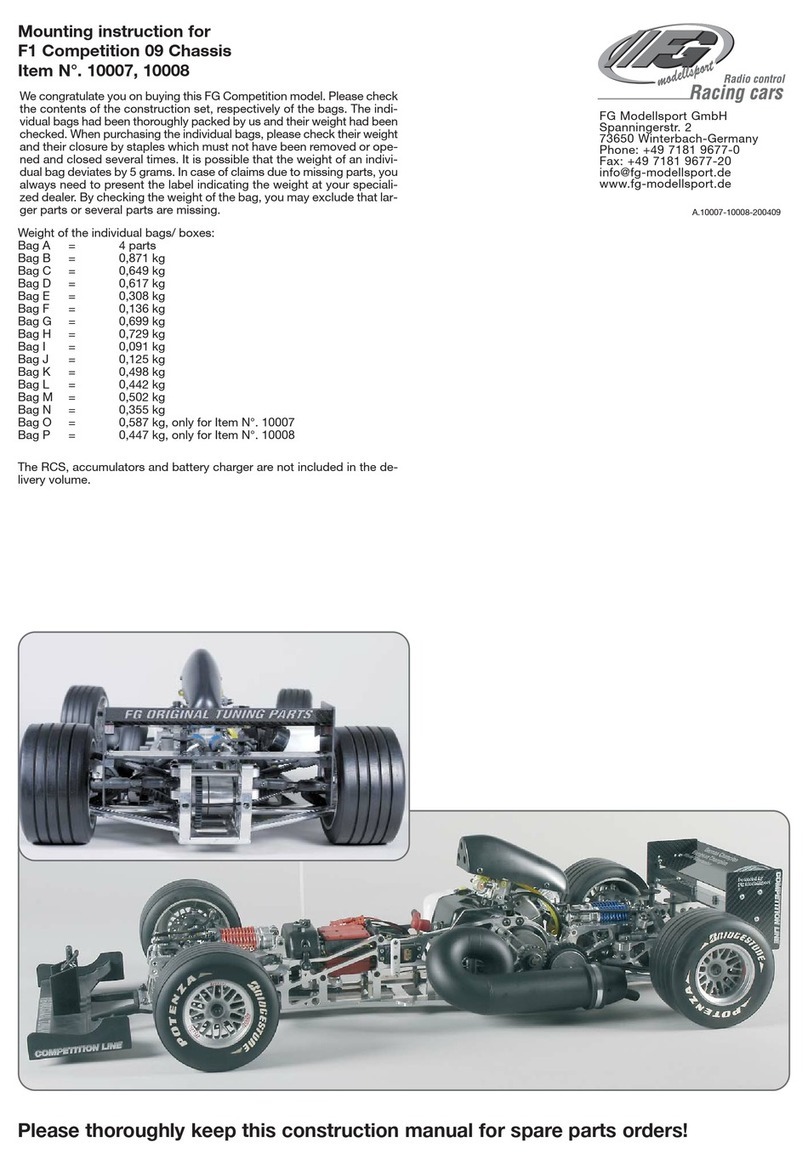 FG Modellsport 10007 Mounting instruction